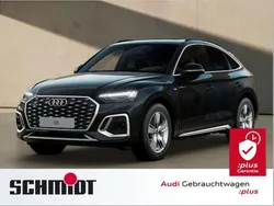 Mythosschwarz metallic Gebraucht 2024 Audi Q5 Sportback S-Line SUV | 46.840 € (Superpreis)