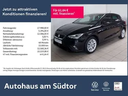 Mitternachtsschwarz Gebraucht 2023 Seat Ibiza FR-Line Limousine | 17.980 € (Fairer Preis)