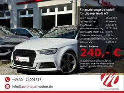 Weiß Gebraucht 2018 Audi A3 Sportback S-Line Limousine | 18.970 € (Fairer Preis)