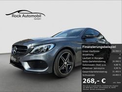 Grau Gebraucht 2017 Mercedes C200 AMG line Limousine | 26.990 € (Etwas zu teuer)