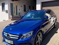 Blau Gebraucht 2015 Mercedes C220 AMG line Limousine | 14.900 € (Fairer Preis)
