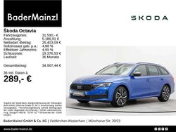 Raceblau metallic (metallic) Gebraucht 2024 Skoda Octavia SportLine Kombi | 31.590 € (Fairer Preis)