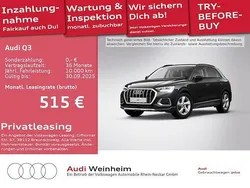 Mythosschwarz metallic Gebraucht 2025 Audi Q3 Advanced Plus SUV | 38.491 € (Fairer Preis)