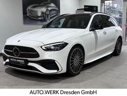 Weiß Gebraucht 2023 Mercedes C300 AMG Kombi | 47.890 € (Teuer)