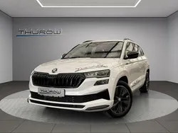 Weiß Gebraucht 2024 Skoda Karoq SportLine SUV | 35.900 € (Fairer Preis)