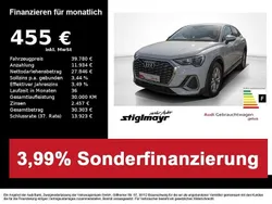 Gletscherweiß metallic Gebraucht 2024 Audi Q3 Sportback S-Line SUV | 39.780 € (Superpreis)