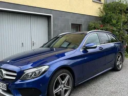 Blau Gebraucht 2015 Mercedes C250 AMG line Kombi | 15.900 € (Fairer Preis)