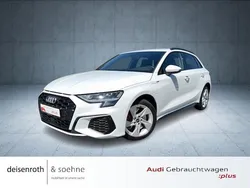 Weiss Gebraucht 2022 Audi A3 Sportback e-tron Business Limousine | 26.420 € (Etwas zu teuer)