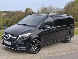 Obsidianschwarz metallic Gebraucht 2020 Mercedes V300 AMG Van / Kleinbus | 48.195 € (Superpreis)