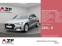 Silber Gebraucht 2023 Audi A3 Sportback Advanced Limousine | 28.480 € (Guter Preis)