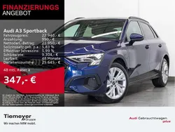 Navarrablau metallic Gebraucht 2021 Audi A3 e-tron Advanced Kleinwagen | 22.940 € (Fairer Preis)