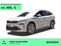 Grau Gebraucht 2025 Skoda Enyaq iV SportLine SUV | 55.980 € (Teuer)