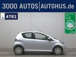 Satin silver metallic Gebraucht 2014 Toyota Aygo Cool Kleinwagen | 5.290 € (Superpreis)