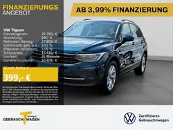 Blau Gebraucht 2021 VW Tiguan Life SUV | 28.790 € (Superpreis)