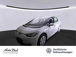 Weiß (gletscherweiß metallic/schwarz) Gebraucht 2022 VW ID.3 Pure Kleinwagen | 19.940 € (Guter Preis)