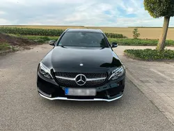 Schwarz Gebraucht 2015 Mercedes C220 AMG line Kombi | 15.850 € (Fairer Preis)