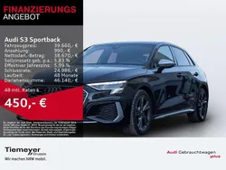 Mythosschwarz metallic Gebraucht 2023 Audi S3 Basis Limousine | 39.660 € (Guter Preis)