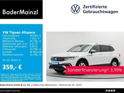 Weiß Gebraucht 2024 VW Tiguan Allspace Life SUV | 35.960 € (Fairer Preis)