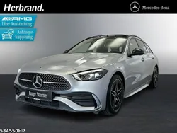 Hightechsilber Gebraucht 2024 Mercedes C220 AMG Kombi | 41.770 € (Fairer Preis)
