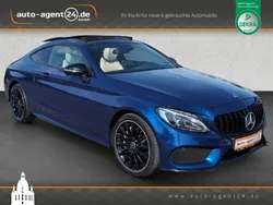 Brilliantblau metallic Gebraucht 2018 Mercedes C250 AMG Coupé | 27.990 € (Fairer Preis)