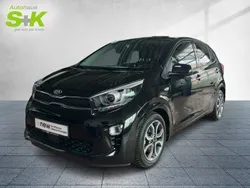 Auroraschwarz met. (schwarz) Gebraucht 2021 Kia Picanto DREAM-TEAM Edition Kleinwagen | 13.480 € (Fairer Preis)