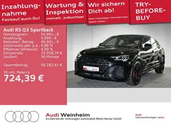 Mythosschwarz metallic Gebraucht 2021 Audi RS Q3 Sportback Ambiente SUV | 50.991 € (Fairer Preis)