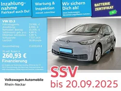 Grau Gebraucht 2021 VW ID.3 Pure Kleinwagen | 19.999 € (Fairer Preis)