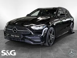 Metalliclack obsidianschwarz Gebraucht 2022 Mercedes C300e AMG Kombi | 35.870 € (Fairer Preis)