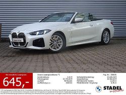 Mineralweiß met. Gebraucht 2025 BMW 430 Cabriolet M Sport Cabrio | 53.755 € (Etwas zu teuer)