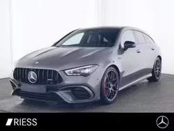 Metalliclack mountaingrau Gebraucht 2024 Mercedes CLA45 AMG Shooting Brake AMG Kombi | 55.740 € (Teuer)