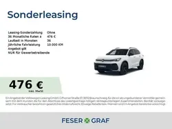 Pure white Neu 2025 VW Tiguan R-line SUV | 49.290 € (Etwas zu teuer)