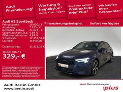Navarrablau metallic Gebraucht 2023 Audi A3 Advanced Plus Limousine | 28.900 € (Etwas zu teuer)