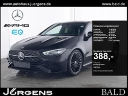 Schwarz nachtschwarz Gebraucht 2024 Mercedes CLA200 AMG Coupé | 40.880 € (Teuer)