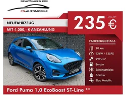 Blau Gebraucht 2023 Ford Puma ST-Line SUV | 24.890 € (Etwas zu teuer)