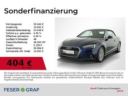 Navarrablau metallic Gebraucht 2022 Audi A5 Cabriolet Basis Cabrio | 35.640 € (Guter Preis)