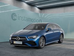 Blau Gebraucht 2023 Mercedes CLA200 Shooting Brake AMG Kombi | 36.635 € (Etwas zu teuer)
