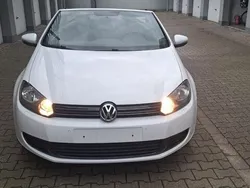 Weiß Gebraucht 2014 VW Golf Cabriolet Basis Cabrio | 11.400 € (Guter Preis)