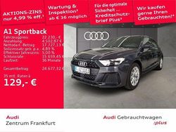 Cortinaweiß Gebraucht 2025 Audi A1 Sportback Basis Kleinwagen | 22.230 € (Guter Preis)