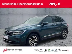 Blau Gebraucht 2022 VW Tiguan Active SUV | 27.460 € (Fairer Preis)