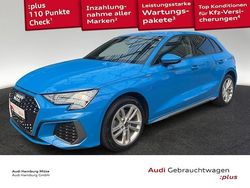 Turboblau Gebraucht 2023 Audi A3 Sportback e-tron S-Line Limousine | 27.880 € (Guter Preis)