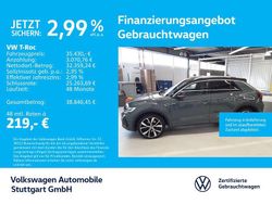 Petroleum blue metallic/schwar Gebraucht 2024 VW T-Roc R-line SUV | 35.430 € (Fairer Preis)