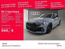 Kemoragrau metallic Gebraucht 2025 Audi RS3 Sportback Ambiente Kleinwagen | 74.990 € (Teuer)