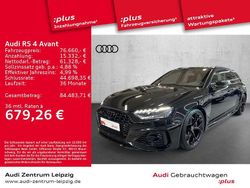 Mythosschwarz metallic Gebraucht 2024 Audi RS4 Ambiente Kombi | 76.660 € (Etwas zu teuer)