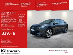 Mythosschwarz metallic (metallic) Gebraucht 2022 Audi e-tron Sportback SUV | 26.950 € (Superpreis)