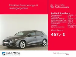 Daytonagrau perleffekt Gebraucht 2021 Audi A3 Sportback e-tron S-Line Limousine | 26.909 € (Fairer Preis)