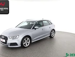 Silber Gebraucht 2018 Audi A3 Sportback S-Line Limousine | 21.880 € (Teuer)