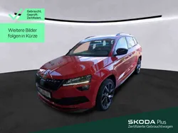 Velvetrot premium metallic met. Gebraucht 2020 Skoda Karoq SportLine SUV | 28.949 € (Fairer Preis)