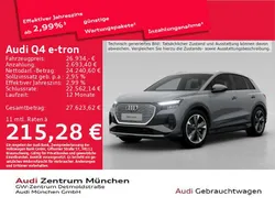 Kieselgrau Gebraucht 2023 Audi Q4 e-tron Advanced SUV | 26.934 € (Fairer Preis)