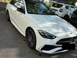 Weiß Gebraucht 2021 Mercedes C300 AMG line Kombi | 37.900 € (Fairer Preis)