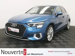 Atollblau metallic (blue), metallic Gebraucht 2021 Audi A3 Sportback e-tron S-Line Limousine | 26.950 € (Fairer Preis)